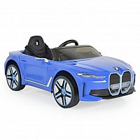 Акумулаторна кола BMW i4 цвят син