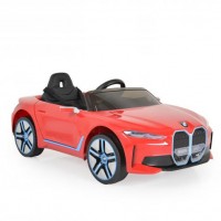 Акумулаторна кола BMW i4 цвят червен