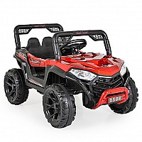 Акумулаторен джип Fast utv, червен
