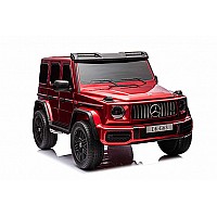 Акумулаторна джип Mercedes 4x4 G63, червен