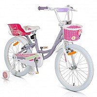 Детски велосипед 20" Fashion Girl от Byox цвят виолетов