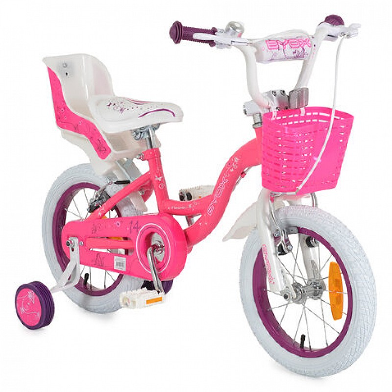 Детски велосипед Flower Byox 14", candy