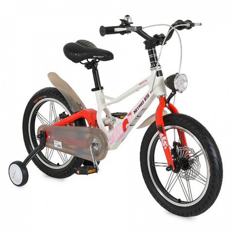 Детски велосипед NitroV9 16" от Byox, бял