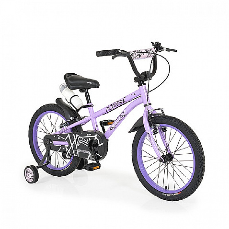 Детски велосипед 18" Pixy от Byox цвят виолетов