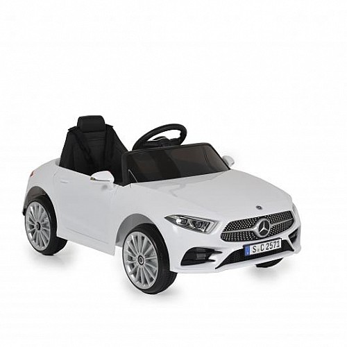 Акумулаторна кола Mercedes Benz CLS 350 цвят бял Акумулаторна кола Mercedes Benz CLS 350 цвят бял