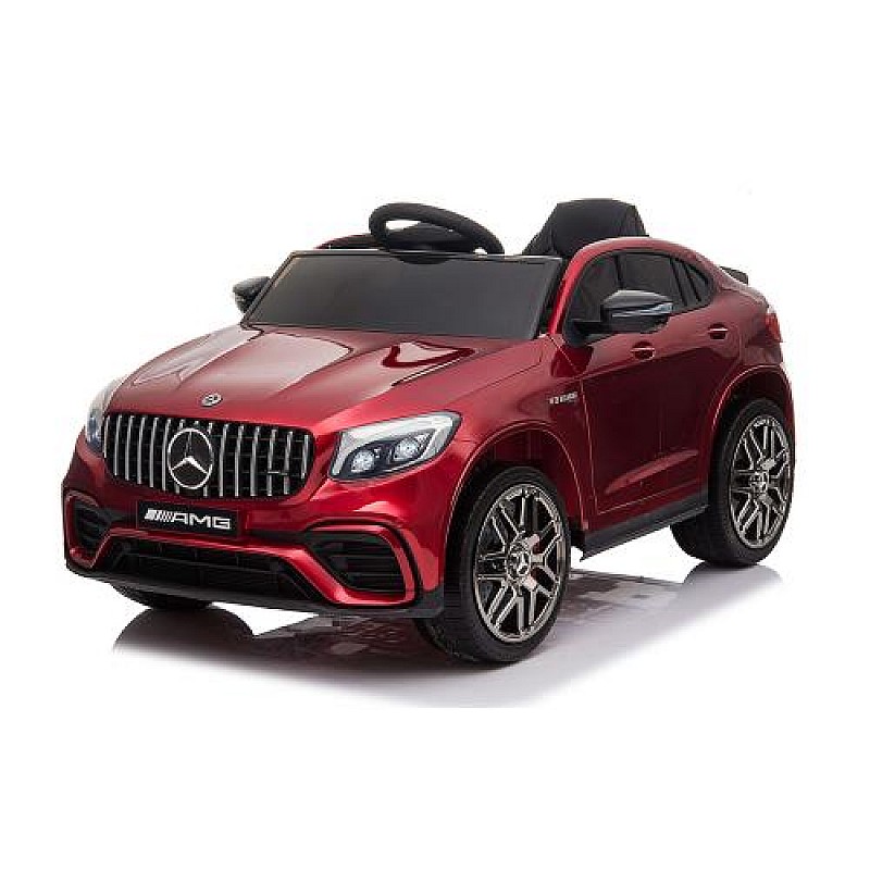 Акумулаторен джип Mercedes GLC 63 S AMG цвят червен