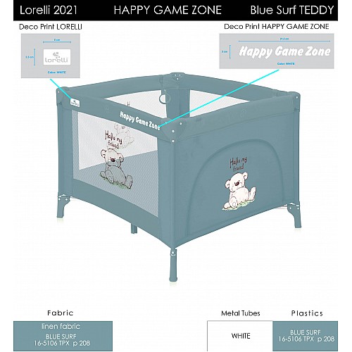 Кошара Happy game zone blue surf teddy от Lorеlli