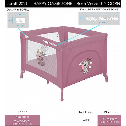 Кошара Happy game zone rose velvet unicorn от Lorеlli