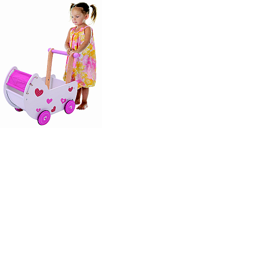 Дървена количка за кукли от Moni toys