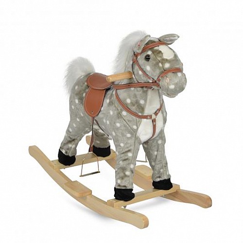 Плюшено конче люлка Spotty от Moni toys