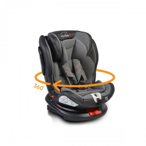 Стол за кола с Isofix система Motion 360° от Moni цвят сив