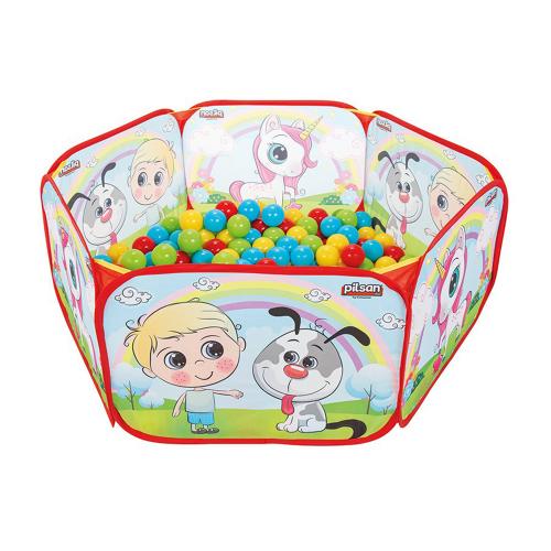 Сгъваем басейн с топки 6 см. 200 бр. от Pilsan