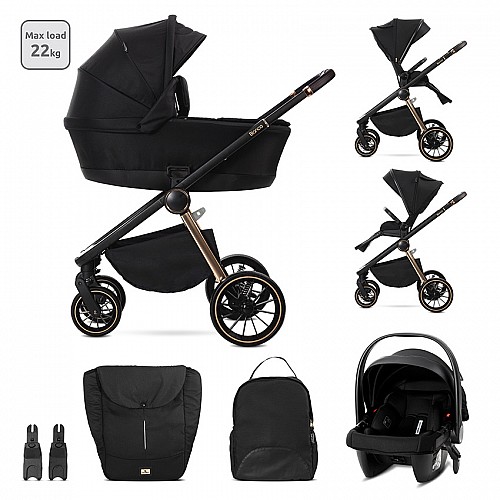 Бебешка количка 3 в 1 Bianca Black от Lorelli Бебешка количка 3 в 1 Bianca Black от Lorelli