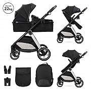 Бебешка количка 3 в 1 Aspen Black от Lorelli