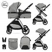 Бебешка количка 3 в 1 Aspen Grey от Lorelli