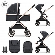 Бебешка количка 3 в 1 Reya Black от Lorelli