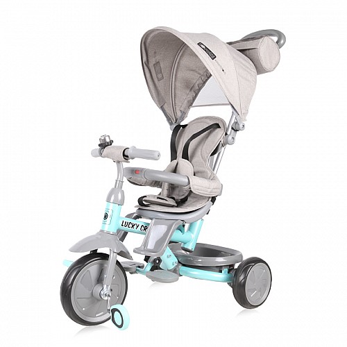 Детска триколка Lucky Crew Grey&green от Lorelli
