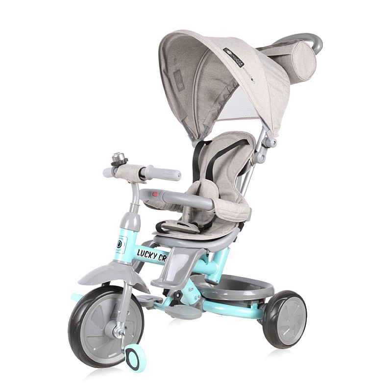 Детска триколка Lucky Crew Grey&green от Lorelli