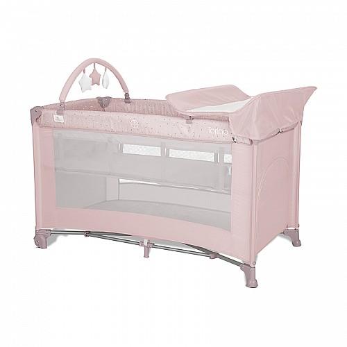 Бебешка кошара Torino Plus Pink от Lorelli