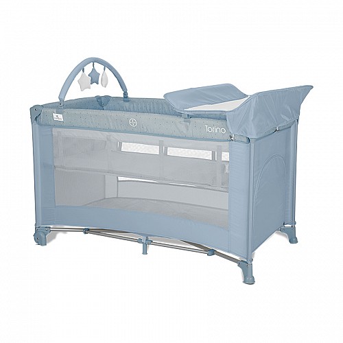 Бебешка кошара Torino Plus Blue от Lorelli
