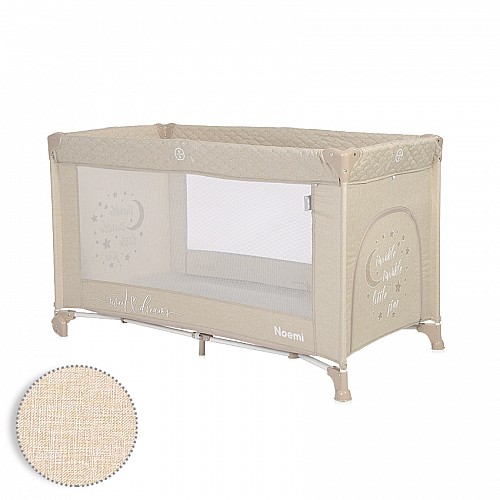 Бебешка кошара Noemi Fog Beige Star от Lorelli