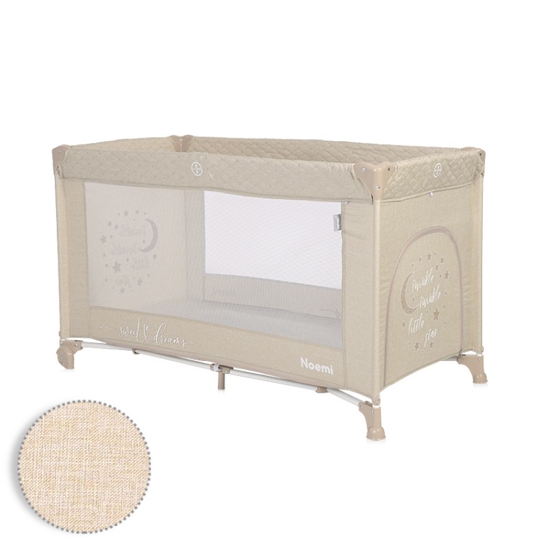 Бебешка кошара Noemi Fog Beige Star от Lorelli