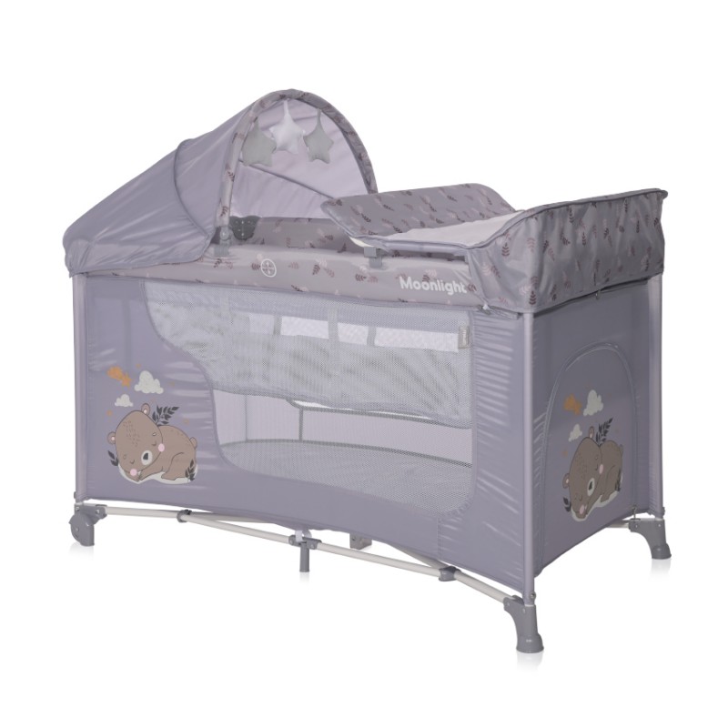 Бебешка кошара Moonlight Plus Grey Dream от Lorelli