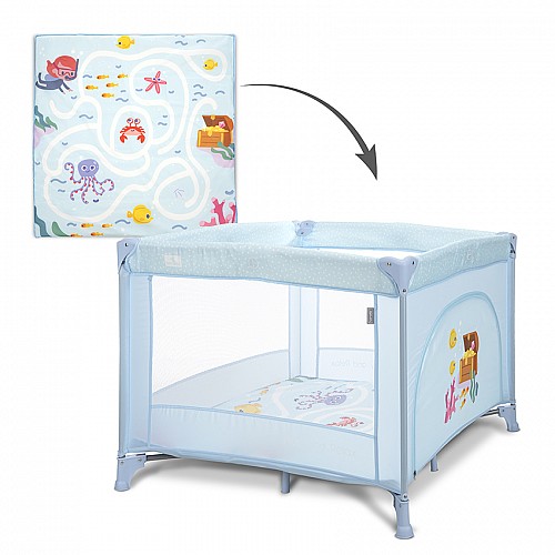 Бебешка кошара Play N Relax Airy Blue Sea от Lorelli