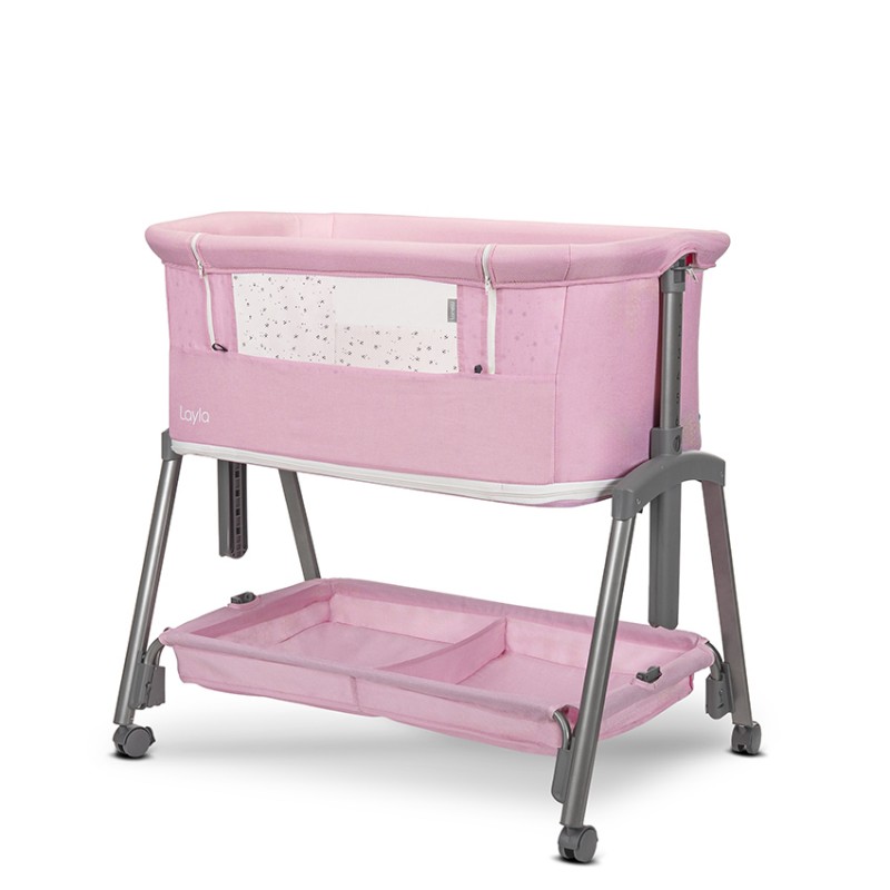 Бебешка кошара Мини Layla Pink от Lorelli