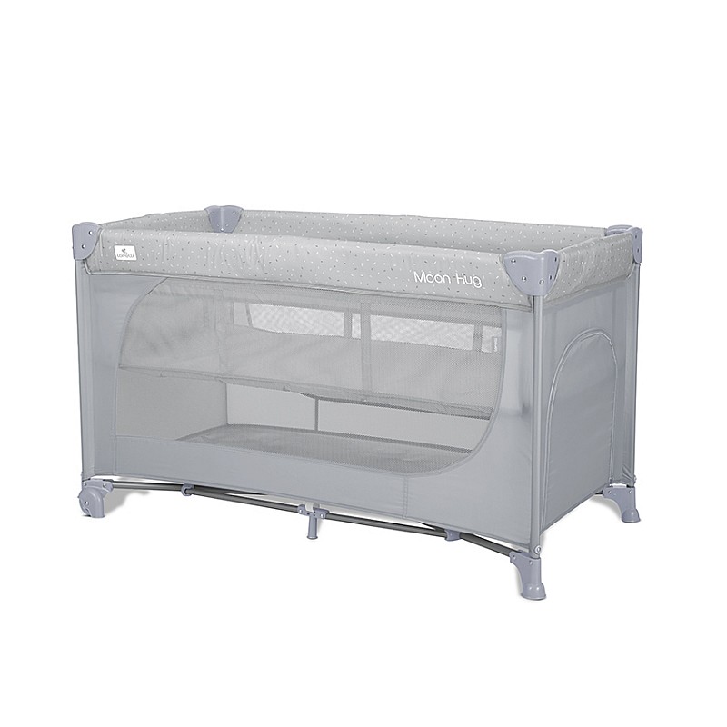 Бебешка кошара Moon Hug Grey от Lorelli
