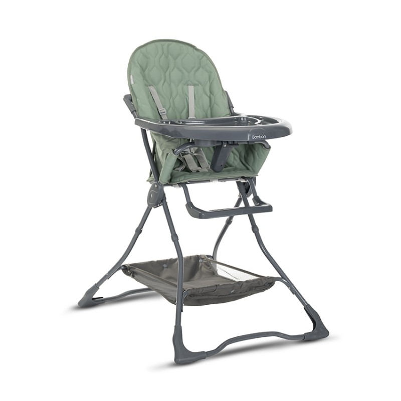 Стол за хранене Bonbon Green Leather от Lorelli