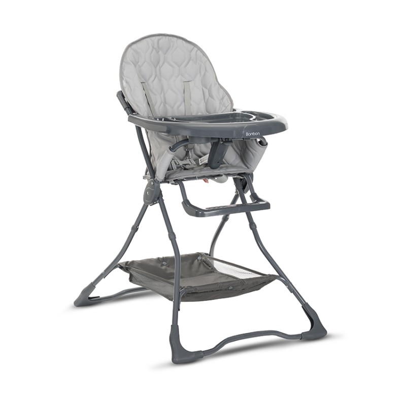 Стол за хранене Bonbon Grey Leather от Lorelli