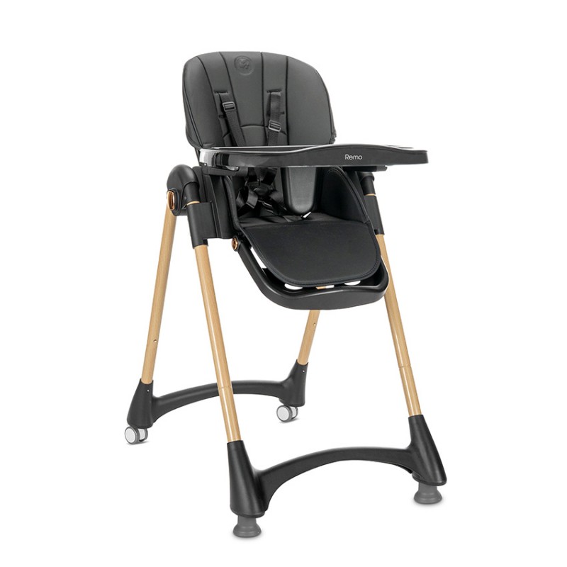 Стол за хранене Remo Black Wooden Effect от Lorelli