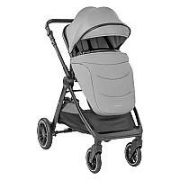 Бебешка количка 3 в 1 Ava Grey от KikkaBoo