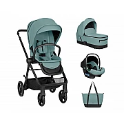 Бебешка количка 3 в 1 Mia Mint 2026 от KikkaBoo