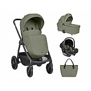 Бебешка количка 3 в 1 Modena Army Green 2027 от KikkaBoo