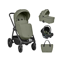 Бебешка количка 3 в 1 Modena Army Green 2027 от KikkaBoo