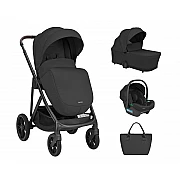Бебешка количка 3 в 1 Chiara Black 2027 от KikkaBoo