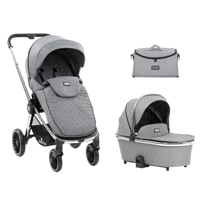 Бебешка количка 2 в 1 Vicenza Premium Grey от KikkaBoo