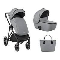 Бебешка количка 2 в 1 Thea Grey 2024 от KikkaBoo
