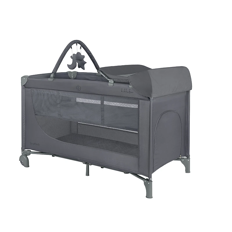 Бебешка кошара So Gifted Plus Grey 2026 от KikkaBoo