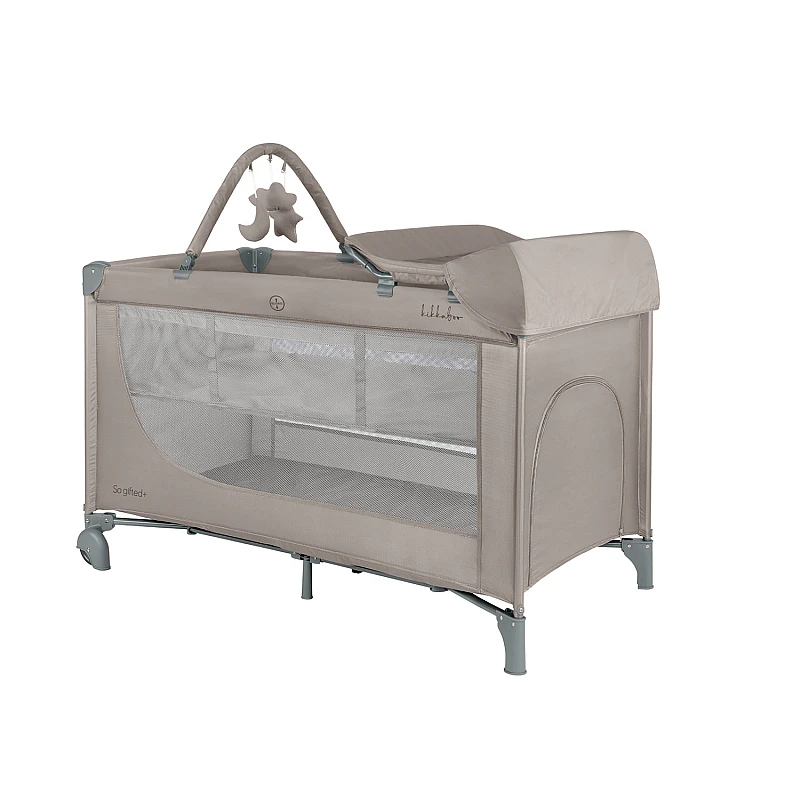 Бебешка кошара So Gifted Plus Beige 2026 от KikkaBoo