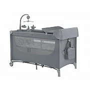 Бебешка кошара Nighty Night Grey 2026 от KikkaBoo