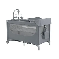Бебешка кошара Nighty Night Grey 2026 от KikkaBoo
