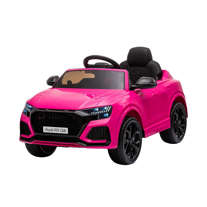 Акумулаторна кола Licensed Audi Rsq8 Pink Батерия 12v 7ah от KikkaBoo