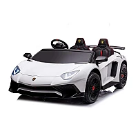 Акумулаторна кола Licensed Lamborghini Aventador Svj White Батерия 24v 10ah от KikkaBoo