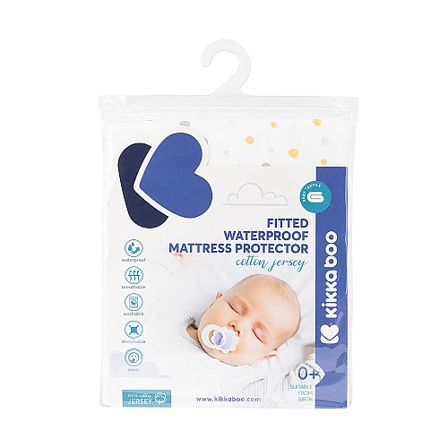 Протектор за матрак Трико 60 120 15 См Dots от KikkaBoo