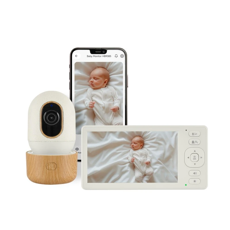Видео бебефон Двурежимен Смарт 5.5'' Tex от KikkaBoo