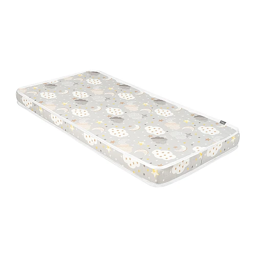 Бебешки матрак Fantasia 60x120x9см Clouds Grey от KikkaBoo