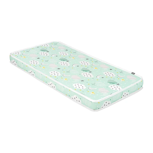 Бебешки матрак Fantasia 60x120x9см Clouds Mint от KikkaBoo